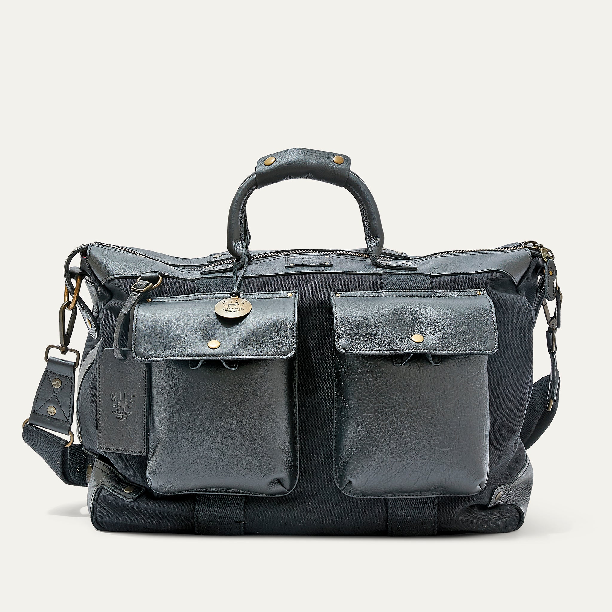 Canvas & Leather Travel Duffle - Will Leather Goods